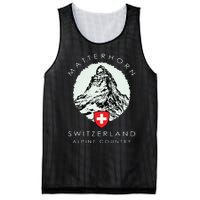 Switzerland Matterhorn Mesh Reversible Basketball Jersey Tank