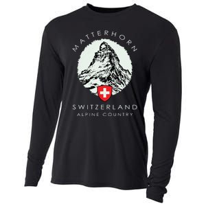 Switzerland Matterhorn Cooling Performance Long Sleeve Crew