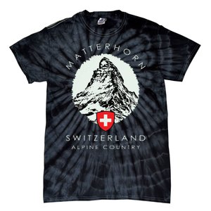 Switzerland Matterhorn Tie-Dye T-Shirt