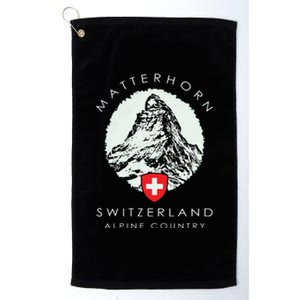 Switzerland Matterhorn Platinum Collection Golf Towel