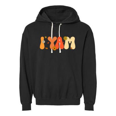 SheS My Sweet Potato I Yam Couple Matching Thanksgiving Garment-Dyed Fleece Hoodie