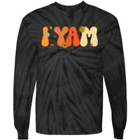 SheS My Sweet Potato I Yam Couple Matching Thanksgiving Tie-Dye Long Sleeve Shirt