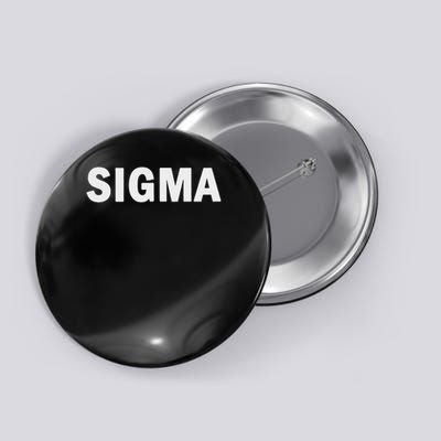 Sigma Male Simple Minimal Loner Lone Wolf Alpha Introvert Button
