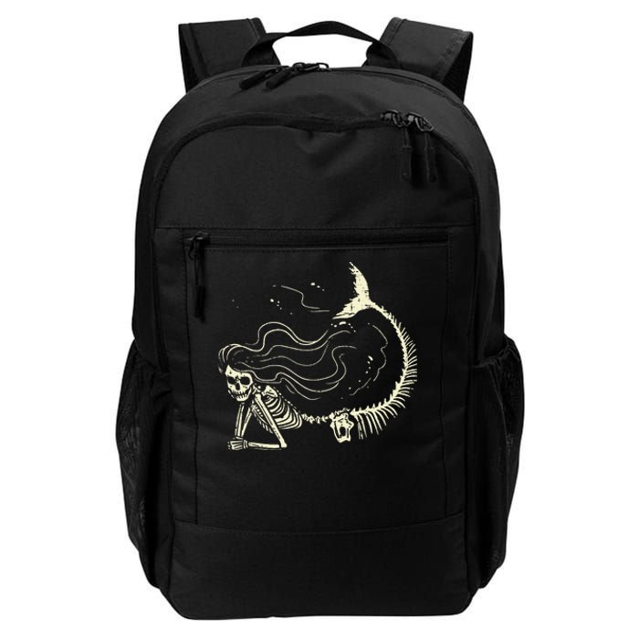 Spooky Mermaid Skeleton Halloween Costume for All Ages Daily Commute Backpack