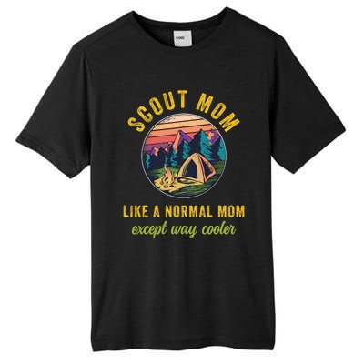 Scout Mom Scouting Troop Leader Boy Girl Camping Lovers Tall Fusion ChromaSoft Performance T-Shirt