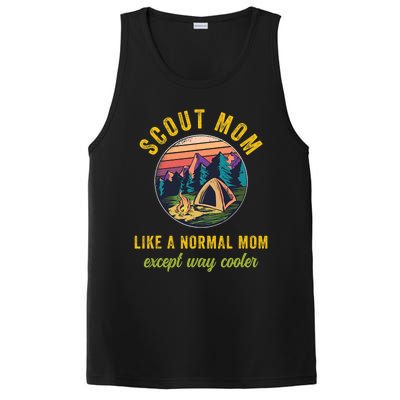 Scout Mom Scouting Troop Leader Boy Girl Camping Lovers PosiCharge Competitor Tank