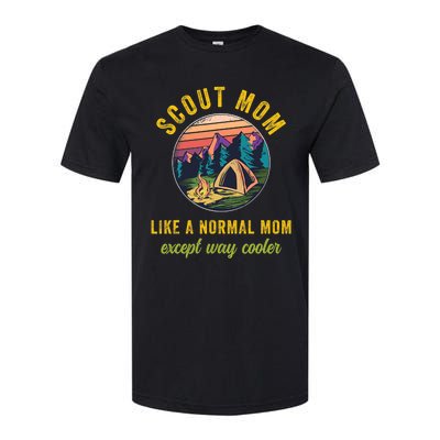 Scout Mom Scouting Troop Leader Boy Girl Camping Lovers Softstyle CVC T-Shirt