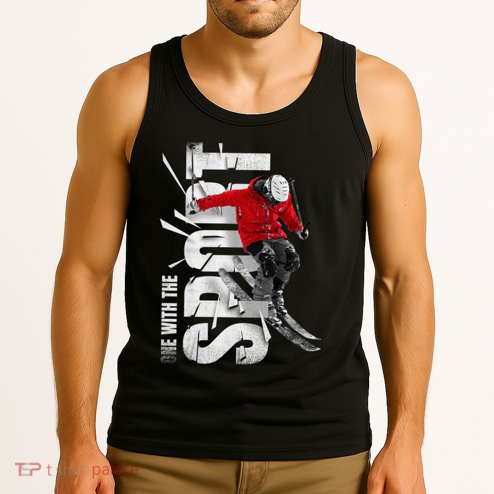 Skiers, Mountains, Skiing, Alpine Winter Sports Premium Tank Top