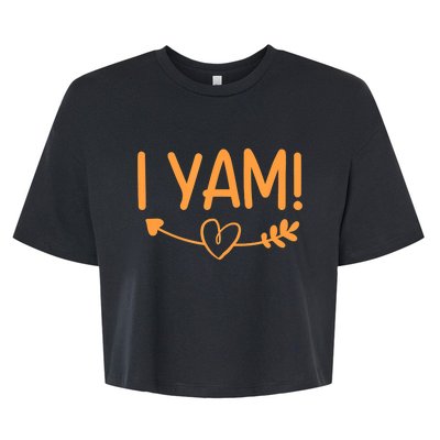 She's My Sweet Potato I YAM Couple Matching Bella+Canvas Jersey Crop Tee