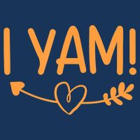 She's My Sweet Potato I YAM Couple Matching 7 Panel Mesh Trucker Snapback Hat