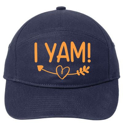 She's My Sweet Potato I YAM Couple Matching 7-Panel Snapback Hat