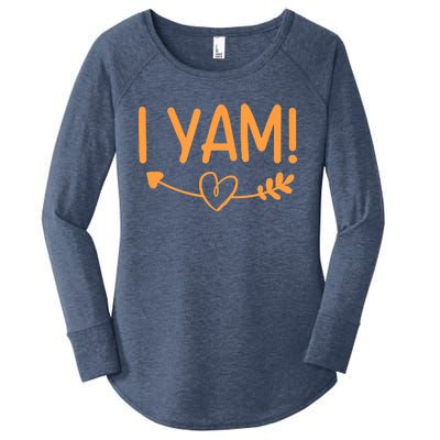 She's My Sweet Potato I YAM Couple Matching Women's Perfect Tri Tunic Long Sleeve Shirt