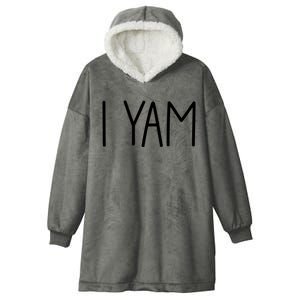 SheS My Sweet Potato I Yam Set Couples Thanksgiving Hooded Wearable Blanket