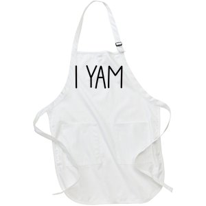 SheS My Sweet Potato I Yam Set Couples Thanksgiving Full-Length Apron With Pockets