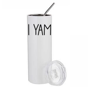 SheS My Sweet Potato I Yam Set Couples Thanksgiving Stainless Steel Tumbler