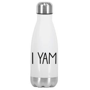 SheS My Sweet Potato I Yam Set Couples Thanksgiving Stainless Steel Insulated Water Bottle