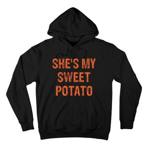 SheS My Sweet Potato I Yam Funny Set Couples Thanksgiving Hoodie