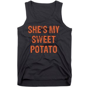 SheS My Sweet Potato I Yam Funny Set Couples Thanksgiving Tank Top