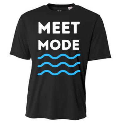 Swim Meet, Swimming Meet Mode, Competitive Swimming Cooling Performance Crew T-Shirt