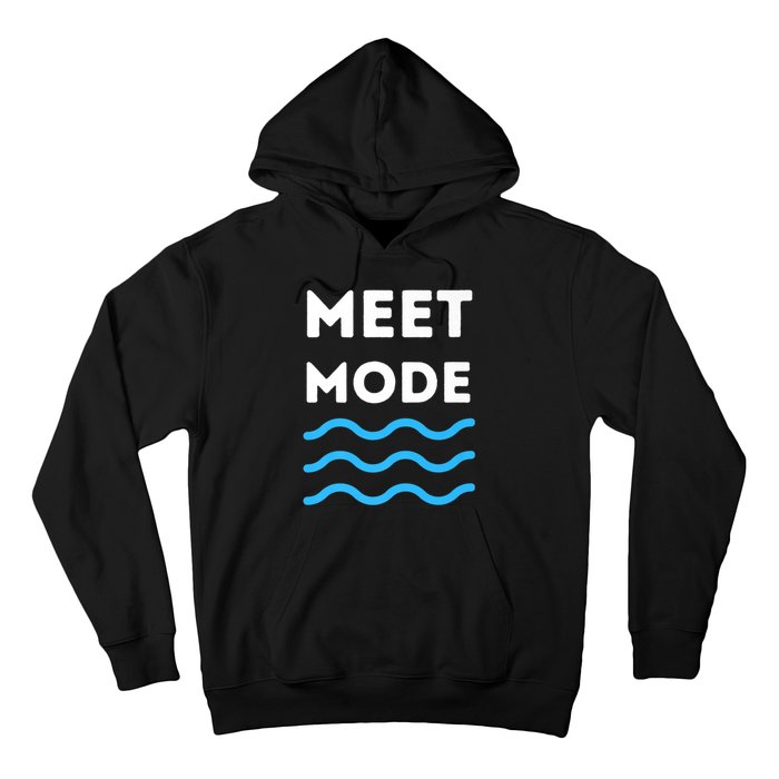 Swim Meet, Swimming Meet Mode, Competitive Swimming Hoodie