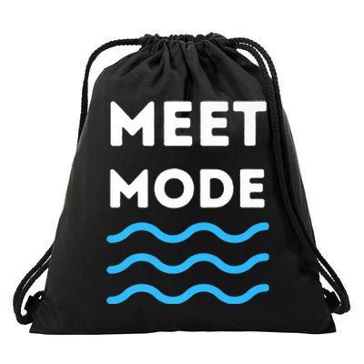 Swim Meet, Swimming Meet Mode, Competitive Swimming Drawstring Bag