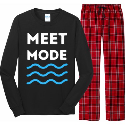 Swim Meet, Swimming Meet Mode, Competitive Swimming Long Sleeve Pajama Set