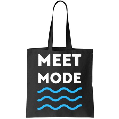 Swim Meet, Swimming Meet Mode, Competitive Swimming Tote Bag