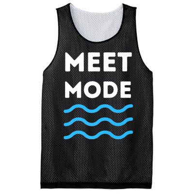 Swim Meet, Swimming Meet Mode, Competitive Swimming Mesh Reversible Basketball Jersey Tank