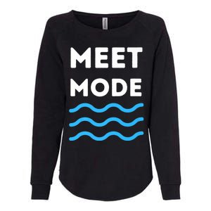 Swim Meet, Swimming Meet Mode, Competitive Swimming Womens California Wash Sweatshirt