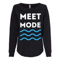 Swim Meet, Swimming Meet Mode, Competitive Swimming Womens California Wash Sweatshirt