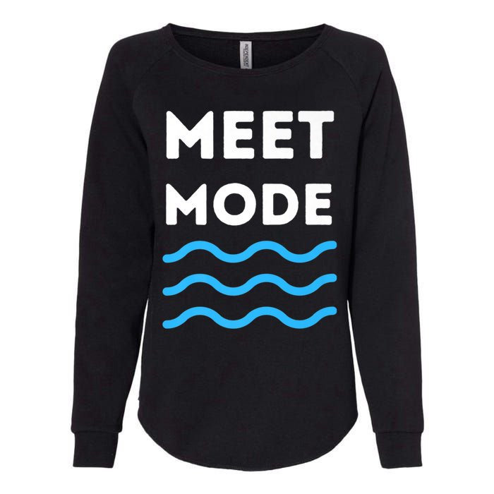 Swim Meet, Swimming Meet Mode, Competitive Swimming Womens California Wash Sweatshirt