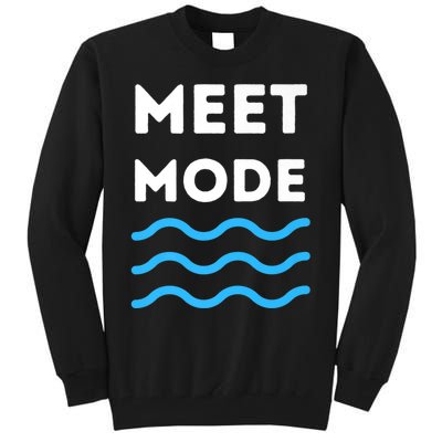 Swim Meet, Swimming Meet Mode, Competitive Swimming Tall Sweatshirt