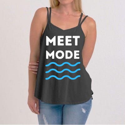 Swim Meet, Swimming Meet Mode, Competitive Swimming Women's Strappy Tank