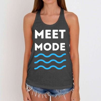 Swim Meet, Swimming Meet Mode, Competitive Swimming Women's Knotted Racerback Tank