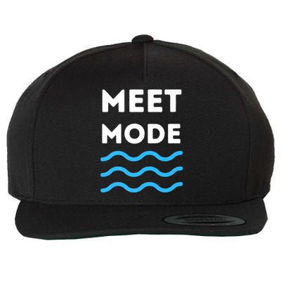 Swim Meet, Swimming Meet Mode, Competitive Swimming Wool Snapback Cap