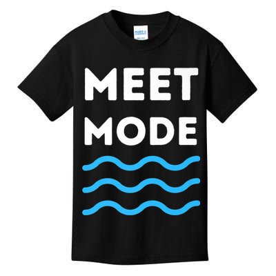 Swim Meet, Swimming Meet Mode, Competitive Swimming Kids T-Shirt