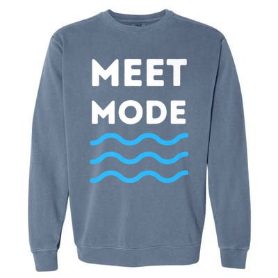 Swim Meet, Swimming Meet Mode, Competitive Swimming Garment-Dyed Sweatshirt