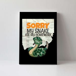 Sorry My Snake Ate My Homework Teacher School Canvas