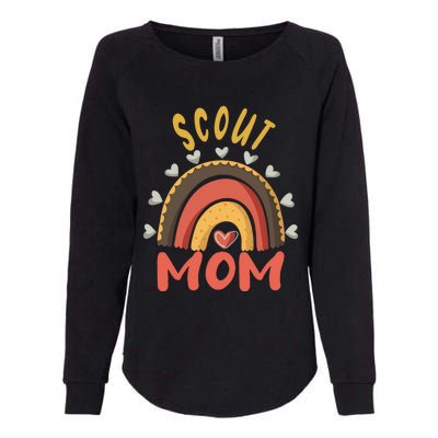 Scout Mom Scouting Gear Cub Camping Lover Great Gift Womens California Wash Sweatshirt