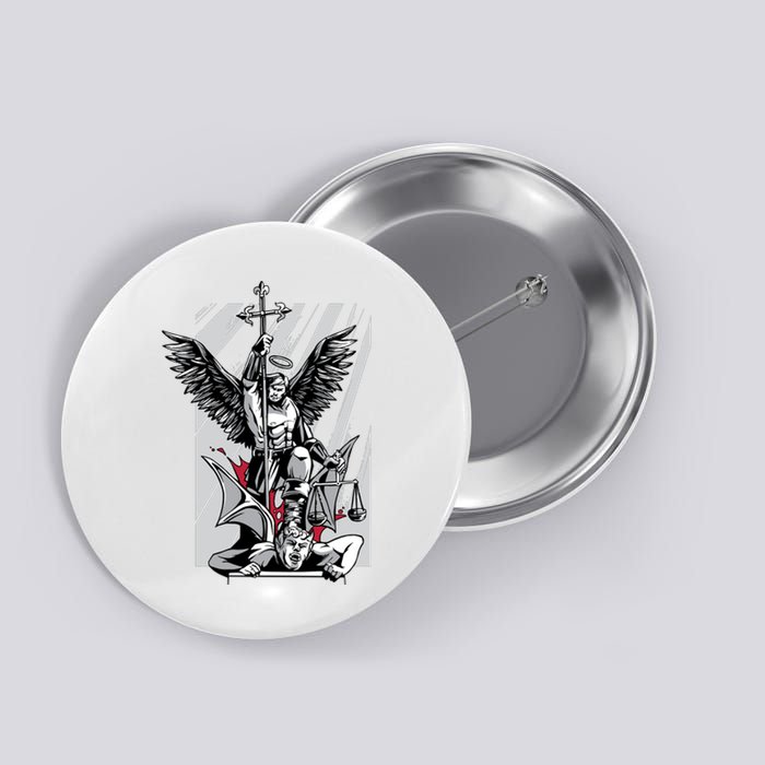 Saint Michael Button