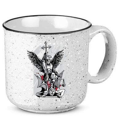 Saint Michael 15oz Campfire Ceramic Mug