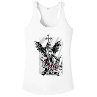 Saint Michael Ladies PosiCharge Competitor Racerback Tank