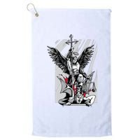 Saint Michael Platinum Collection Golf Towel