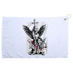 Saint Michael Grommeted Golf Towel