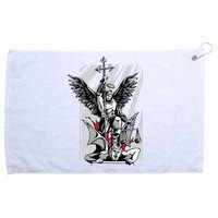 Saint Michael Grommeted Golf Towel