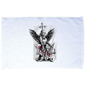 Saint Michael Microfiber Hand Towel