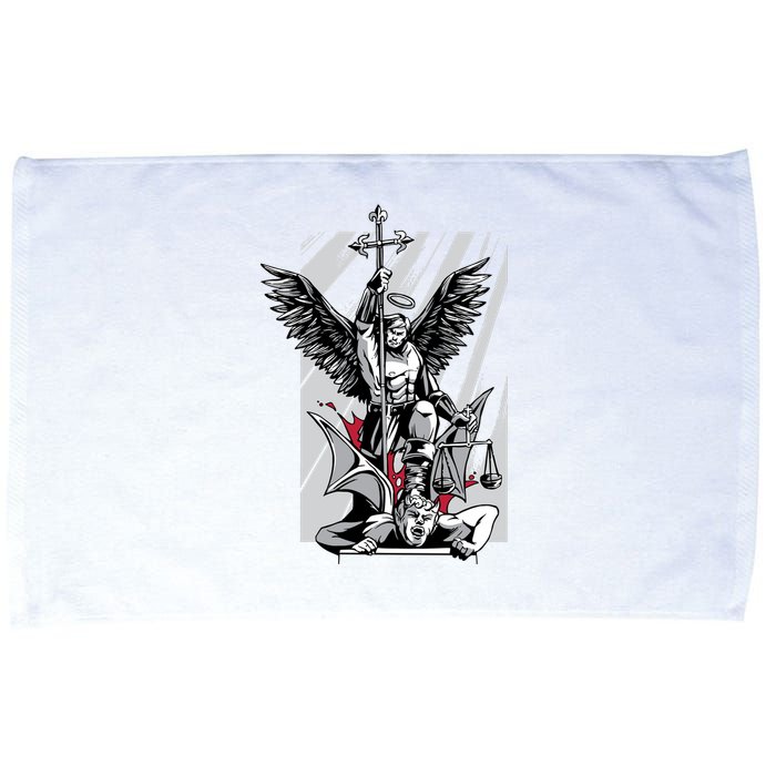 Saint Michael Microfiber Hand Towel