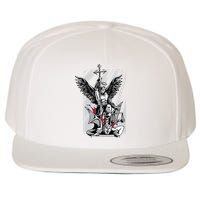 Saint Michael Wool Snapback Cap