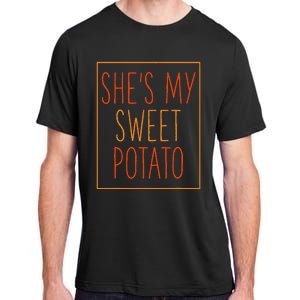 SheS My Sweet Potato Thanksgiving Matching Adult ChromaSoft Performance T-Shirt