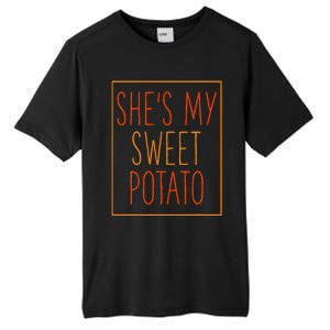 SheS My Sweet Potato Thanksgiving Matching Tall Fusion ChromaSoft Performance T-Shirt